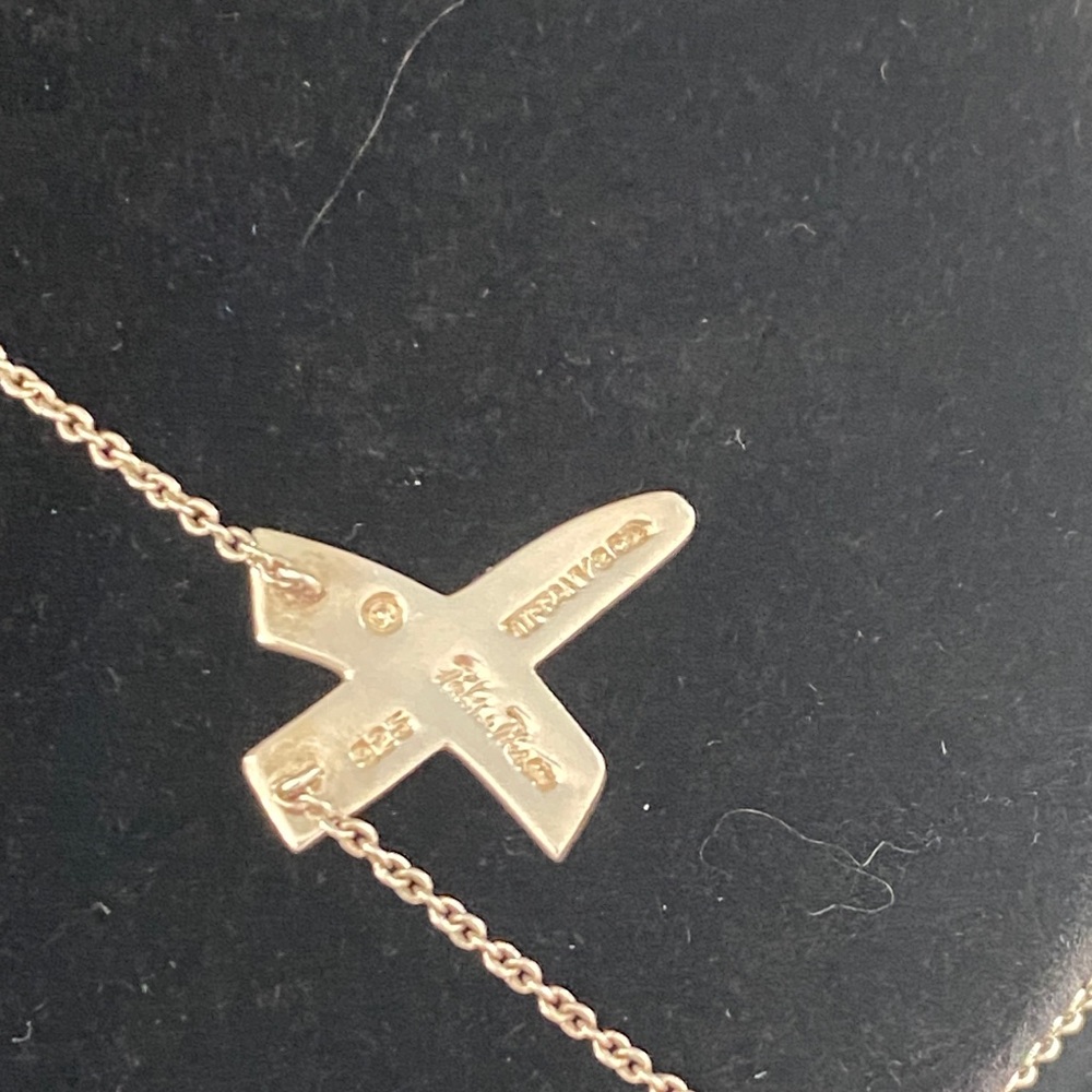 Tiffany & Co. Paloma Picasso Graffiti X Sterling Silver Pendant Necklace - Picture 2 of 6
